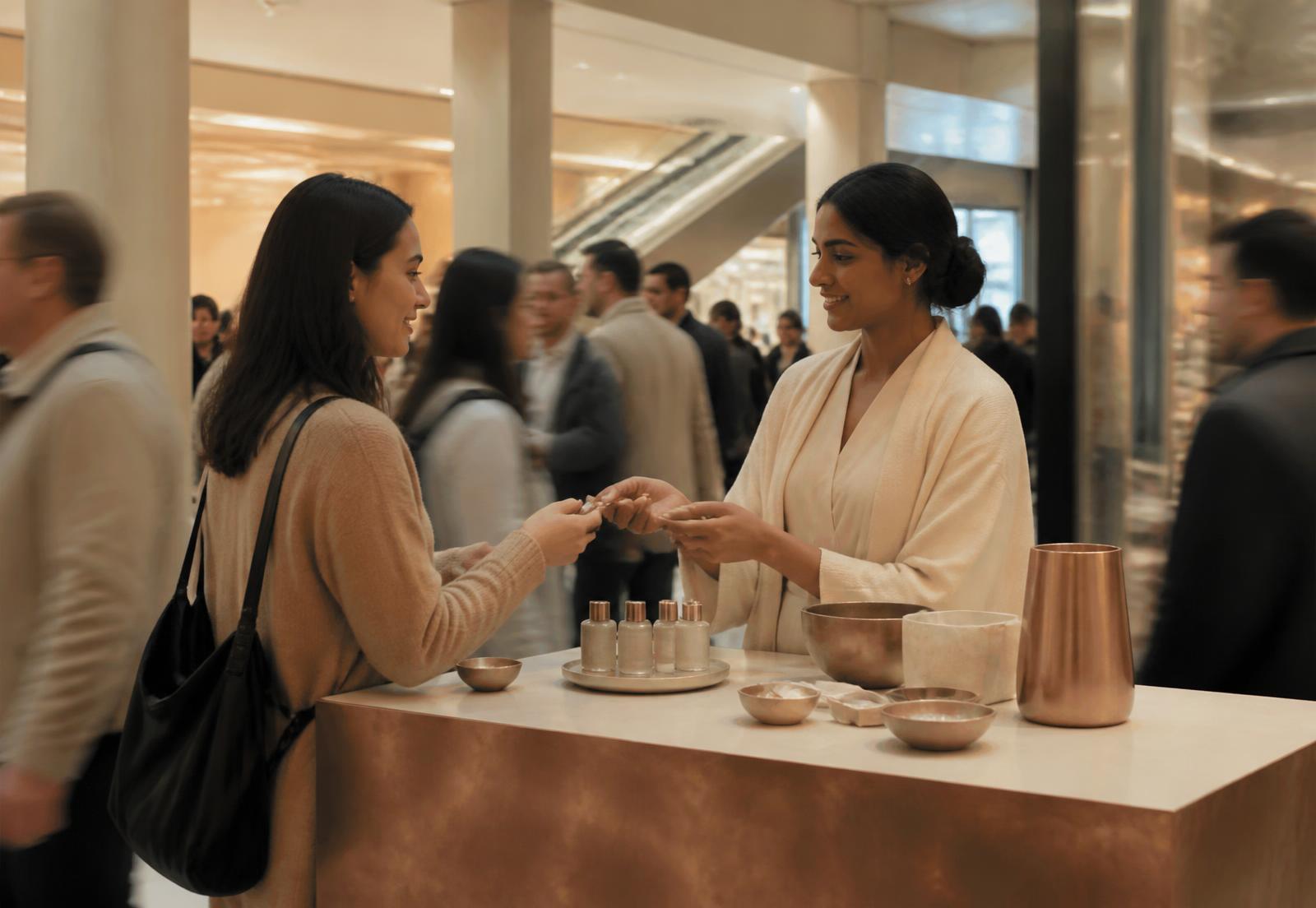 Brand activation at a retail center